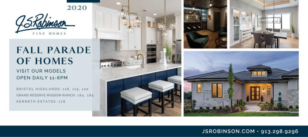 fall 2020 parade of homes flyer with information