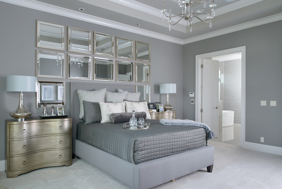 the quintessa custom bedroom interior