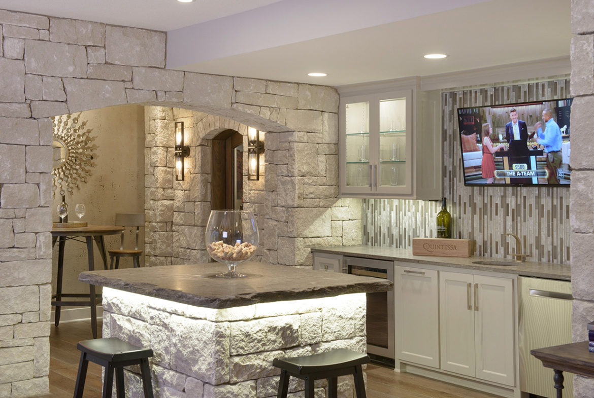 the quintessa custom basement bar luxury portfolio interior