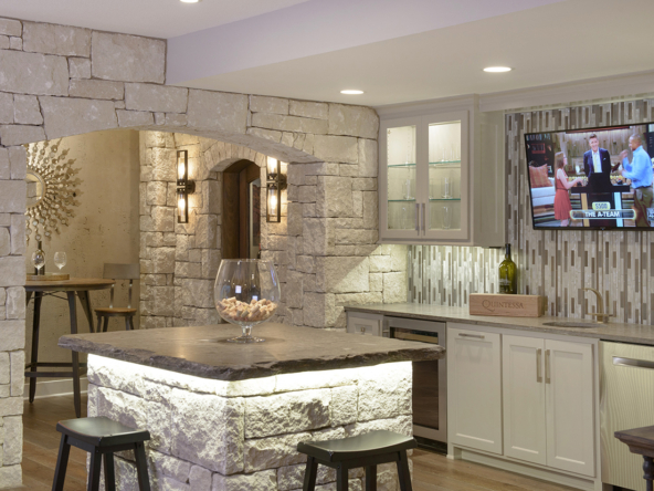 the quintessa custom basement bar luxury portfolio interior