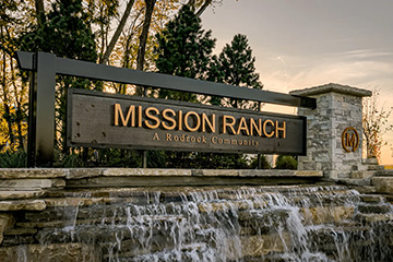 Mission Ranch monument sign